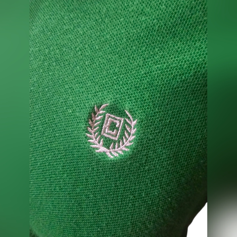 Chaps Vibrant Green‎ Polo Shirt Size Large - Picture 3 of 6